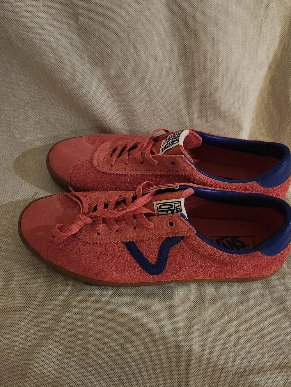 Vans Unisex Sport Low Top Sneakers In Pink Sz 12